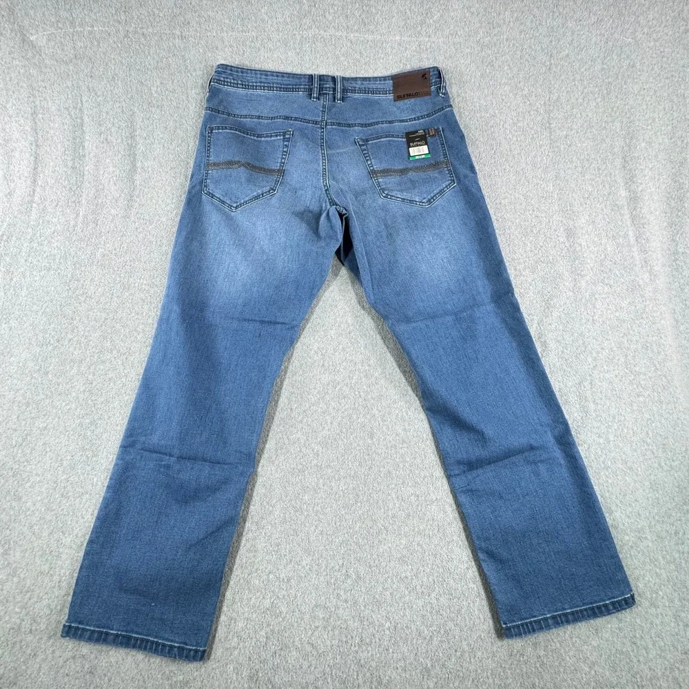 Buffalo‎ David Bitton Axel Jeans Men's 38x29 Med Wash Slim Straight Stretch NWT
